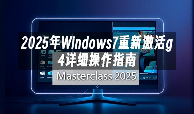 2025年Windows7重新激活g4详细操作指南