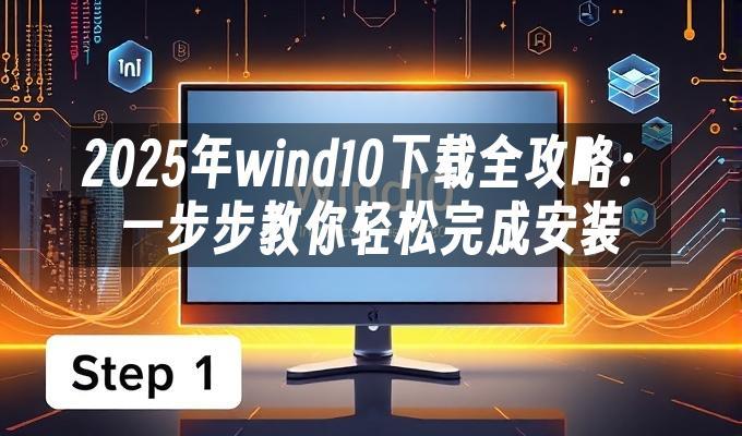 2025年wind10下载全攻略：一步步教你轻松完成安装